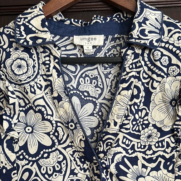 Umgee Black and White Midi Sundress with Flutter Sleeves - Picture 4 of 8